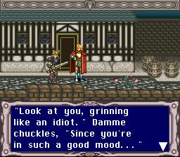 The dialog is much more upbeat than Drakkhen. Hooray!