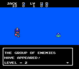 This screen shows you the kinds of foes you will meet in battle.